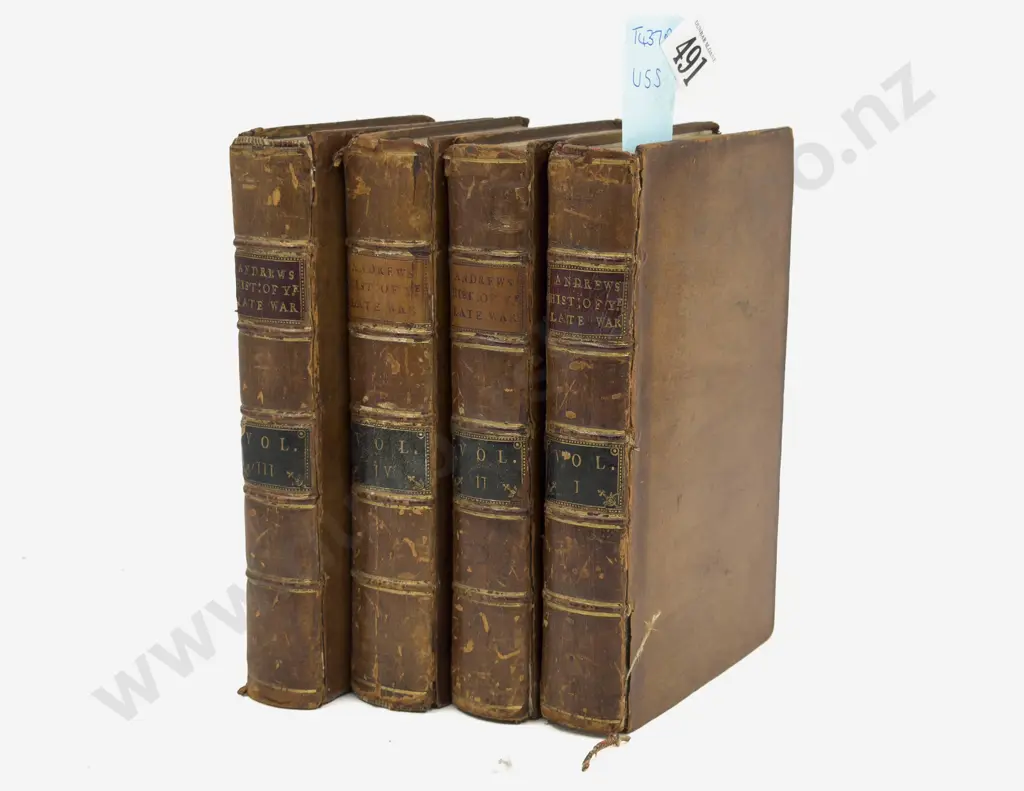 Andrews History of The Late War - Volumes 1 to 4 Image 1++