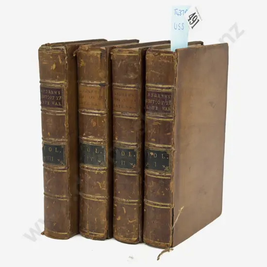 Andrews History of The Late War - Volumes 1 to 4