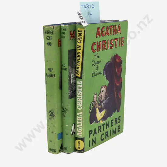 3 Small Vintage Crime Club Novels