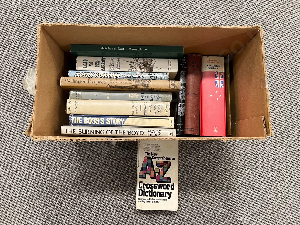 Box of Books New Zealand Regional etc Image 1++