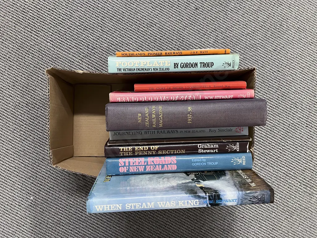 Box of Books on Railways Image 1++