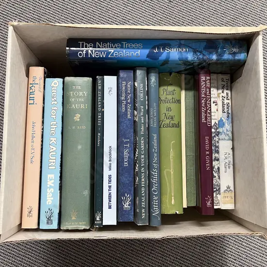 Box of Books on New Zealand Natural History