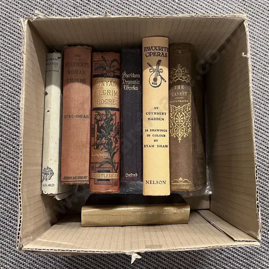 Seven Vintage Literary Volumes