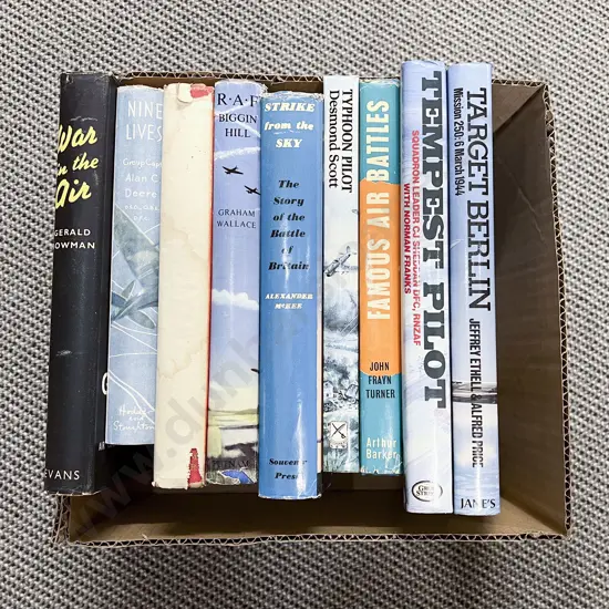 Nine Volumes on World War II War in the Air