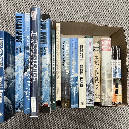 Box of Books on Mountains & Mountaineering