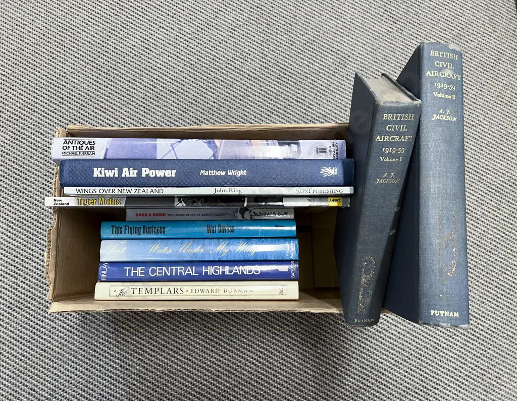 Box of Books on Aircraft etc Image 1++