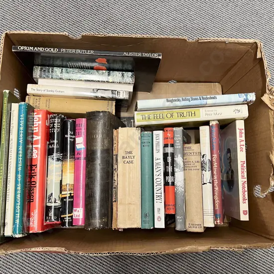 Box of NZ Books Regional etc