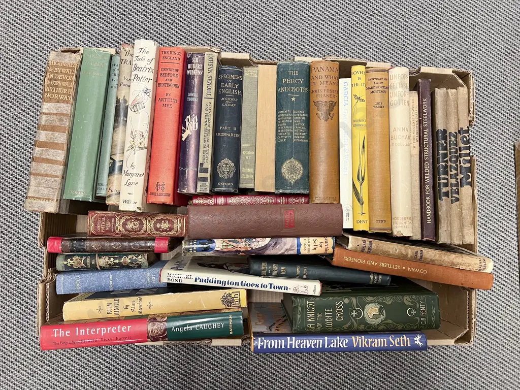 Box of Books incl Literature Art etc Image 1++