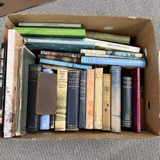 Box of Assorted Books