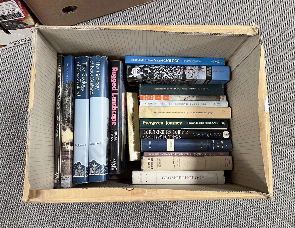 Box of Books incl Geology & Natural History Image 1++