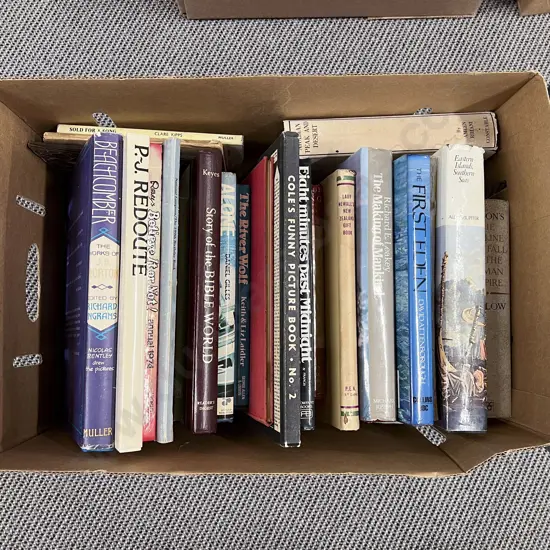 Box of Assorted Books