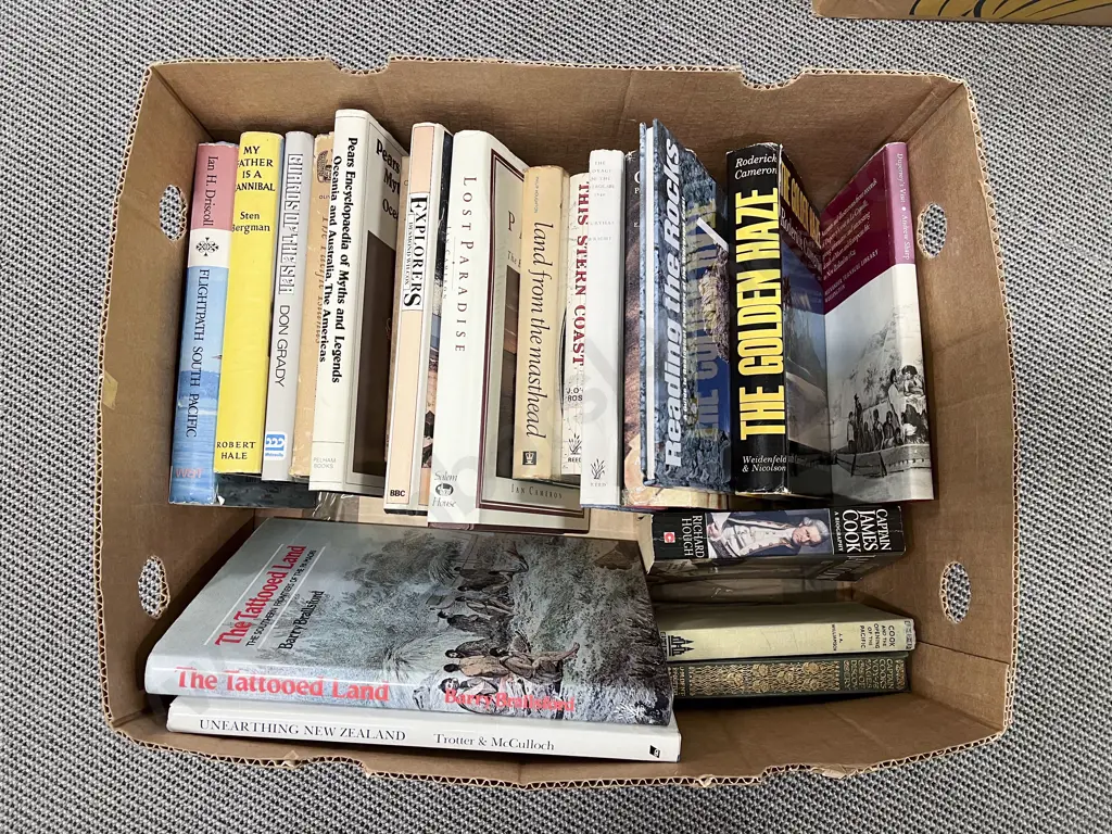 Box of Books incl Exploration Pacific etc Image 1++
