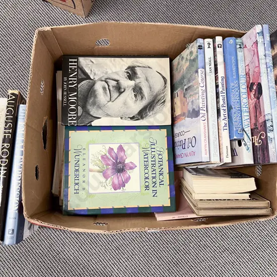 Box of Art Reference Books