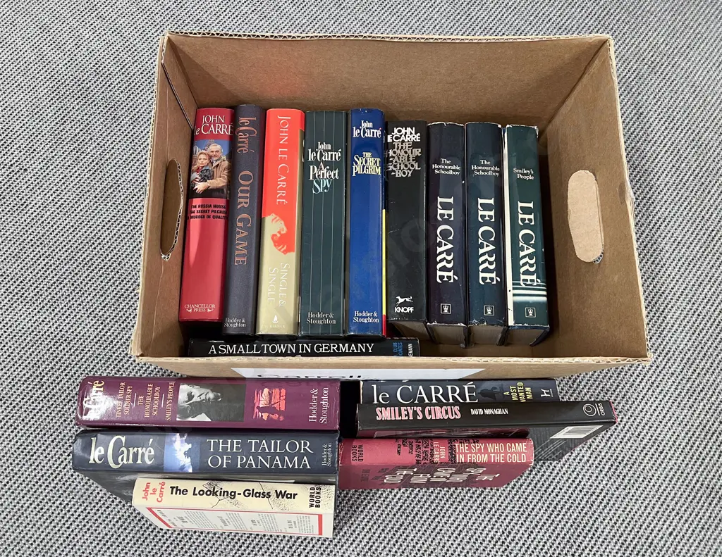 Box of John le Carre Books Image 1++