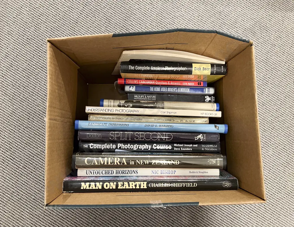 Box of Books on Photography Image 1++