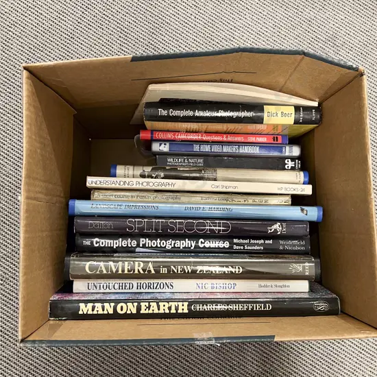 Box of Books on Photography