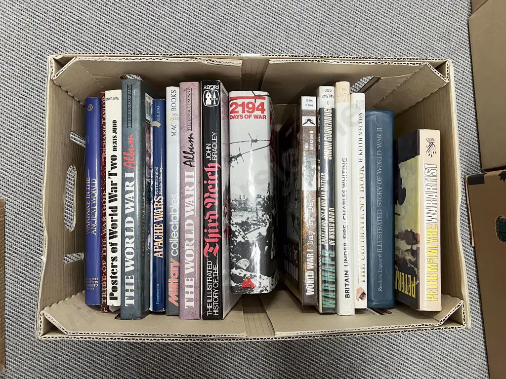 Box of War Reference Books Image 1++