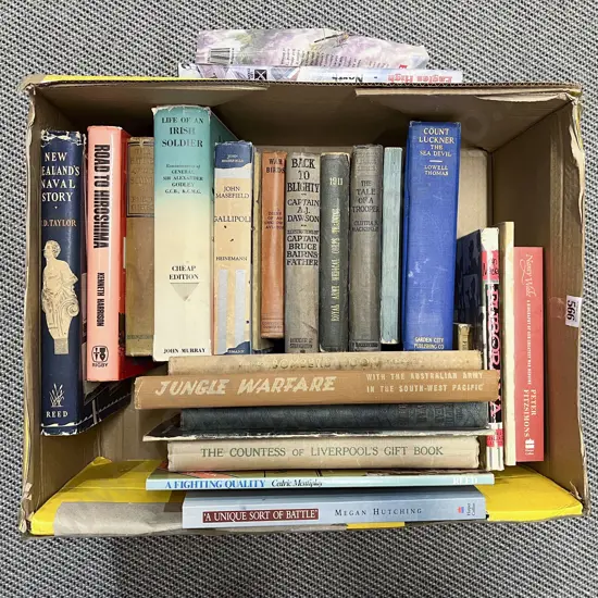 Box of Assorted War Books