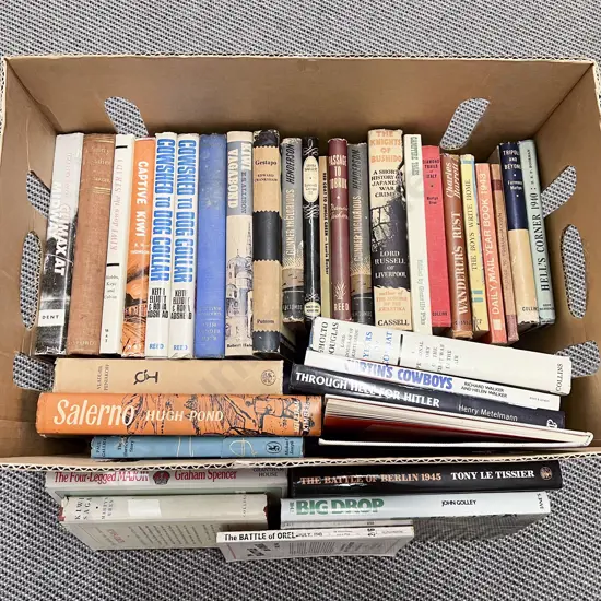 Box of Assorted War Books