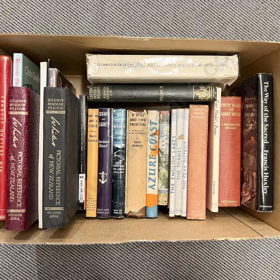 Box of Books incl Whites Aviation