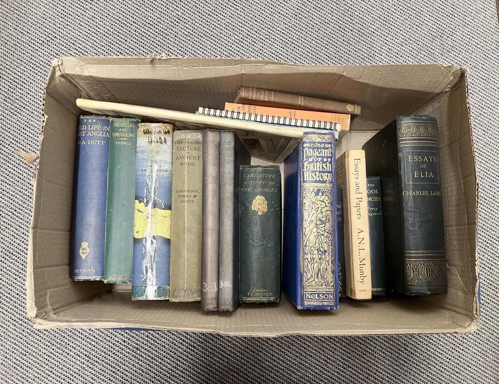 Box of Assorted Books Image 1++