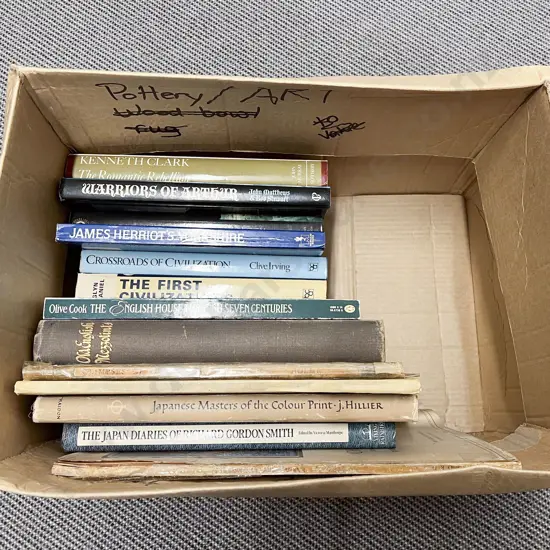 Box of Assorted Books