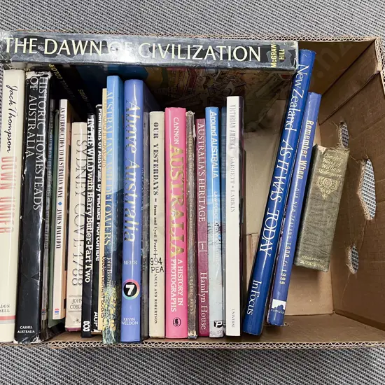 Box of Books incl Australia etc