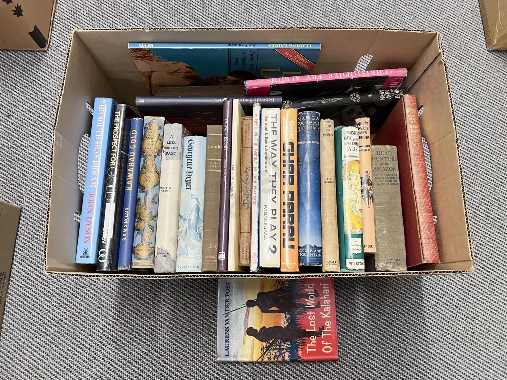 Box of Assorted Books Image 1++