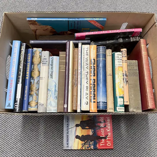 Box of Assorted Books