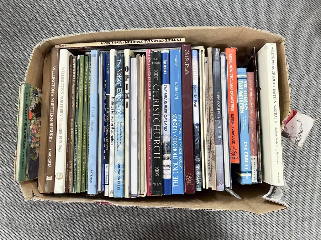 Box of Books on Wellington Suburbs Christchurch etc Image 1++