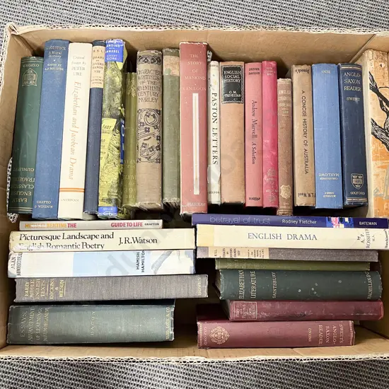 Box of Books on English Literature
