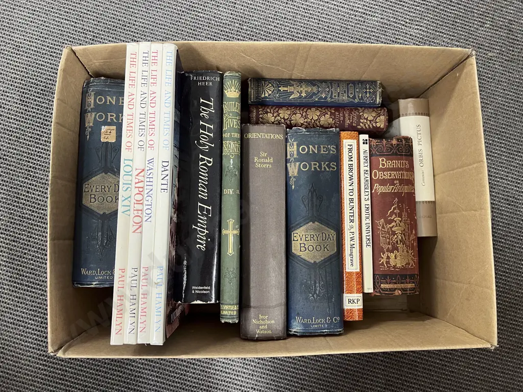 Box of Books on Literature etc Image 1++