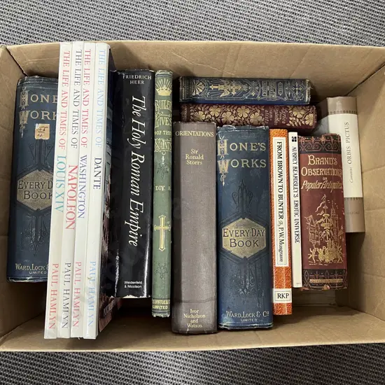 Box of Books on Literature etc
