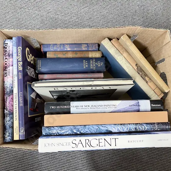 Box of Books on Art etc