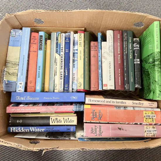 Box of New Zealand Books