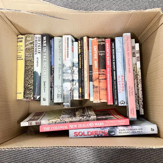 Box of Books on World War II & Other War Books