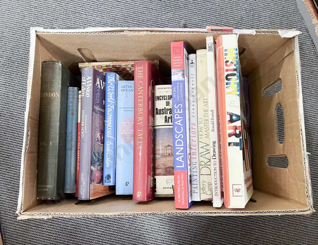 Box of Books on Art London etc Image 1++