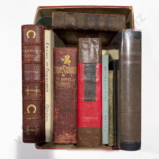 Small Carton Of Vintage Books