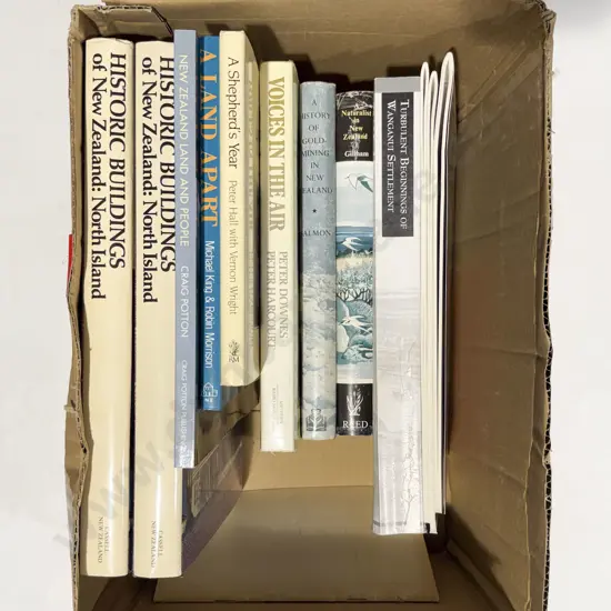 Box of Assorted NZ Related Volumes