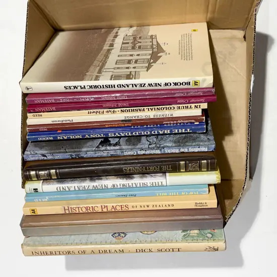Box of Assorted NZ Related Volumes