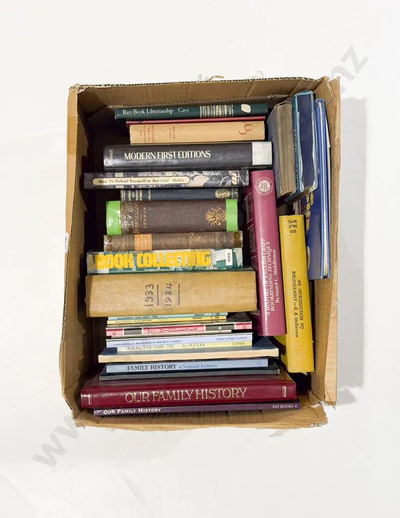 Box of Assorted Books Image 1++