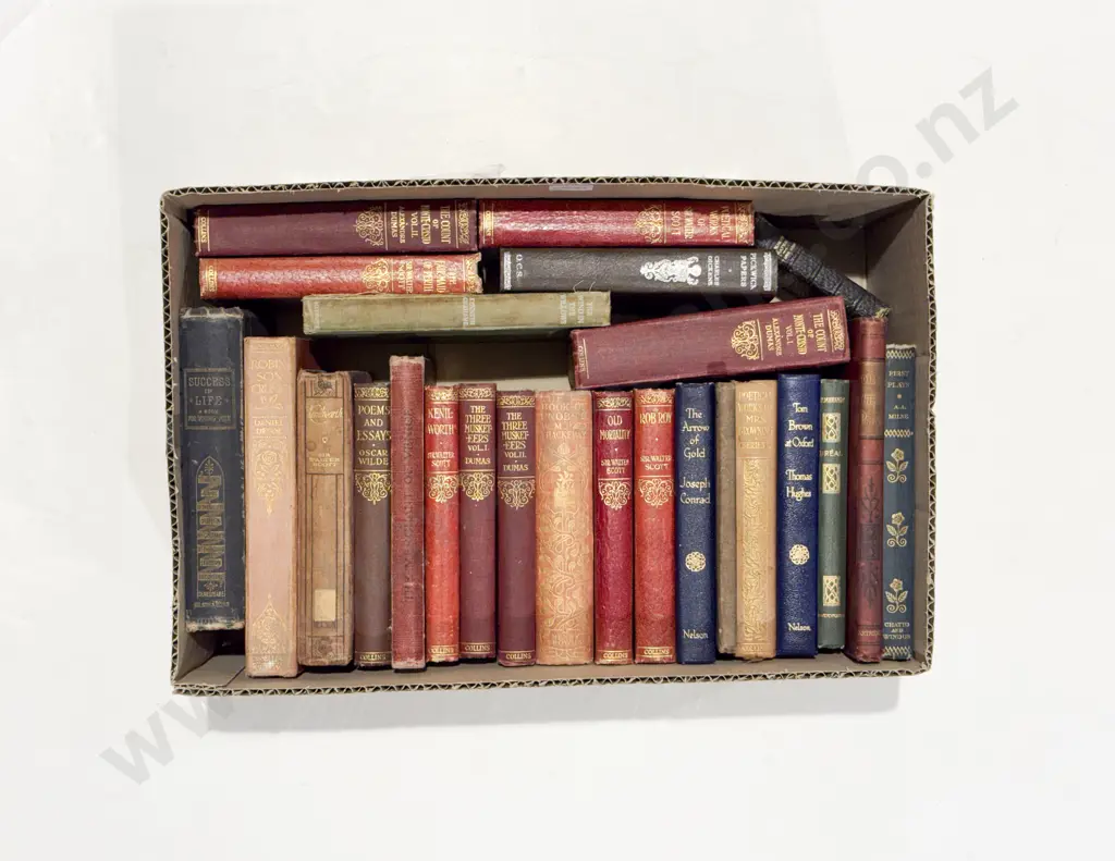 Box Qty of Assorted Vintage Literary Reference Image 1++