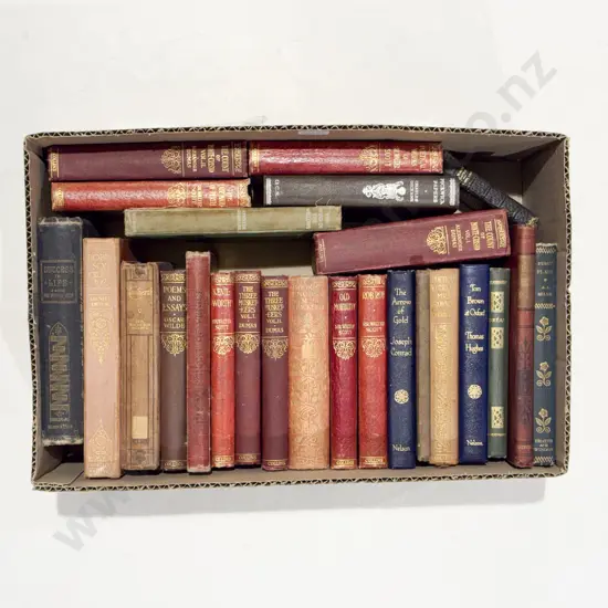 Box Qty of Assorted Vintage Literary Reference