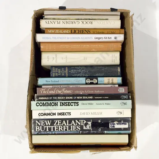 Box Qty of Assorted Insect & Natural History Reference