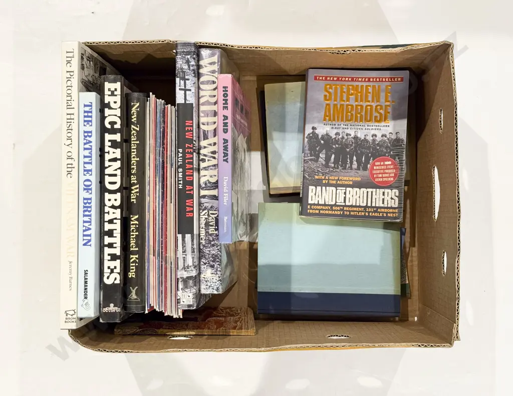 Box of Assorted War Reference Volumes Image 1++