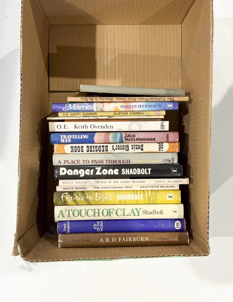Box Qty of Assorted Books Image 1++