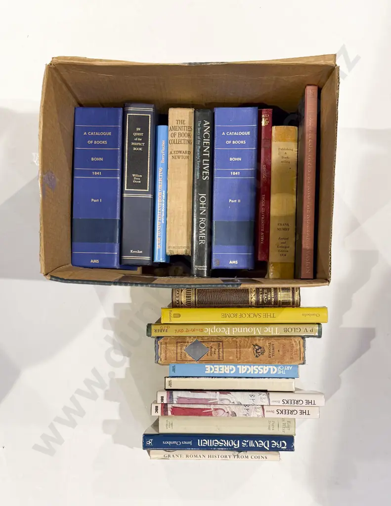 Box Qty of Assorted Ancient History Books Image 1++