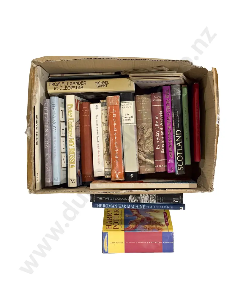 Box Qty of Assorted Books Image 1++