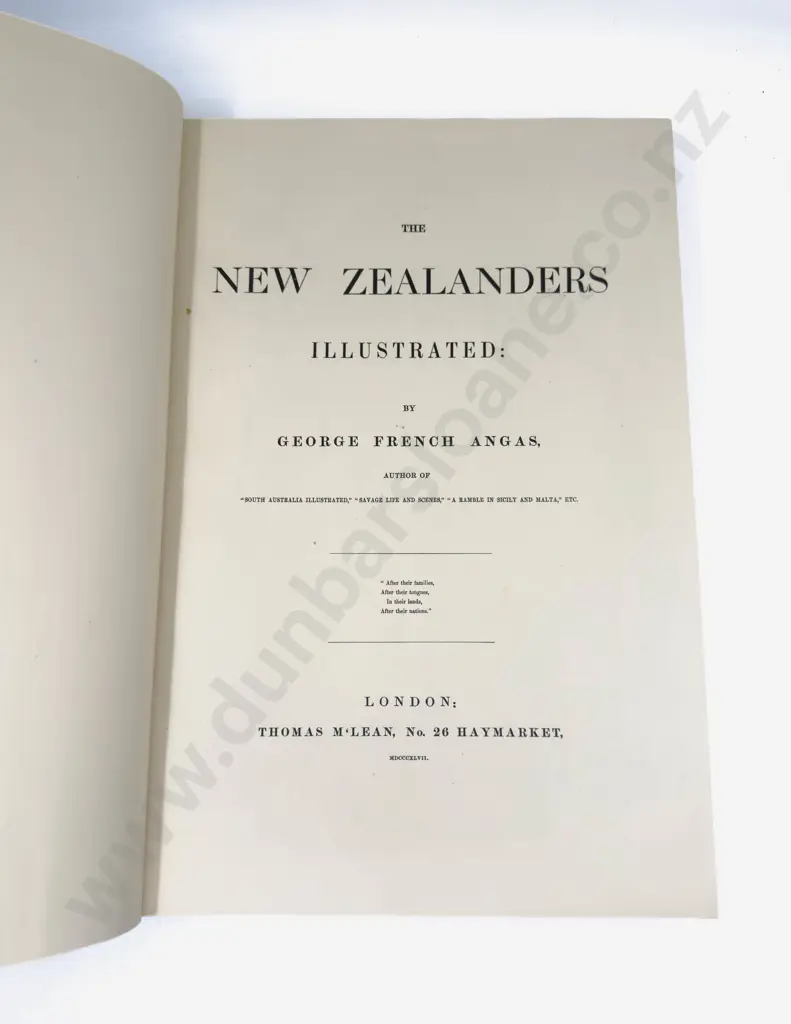 The New Zealanders Illustrated - George French Angus Image 1++