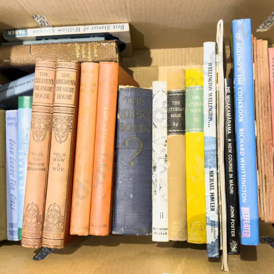 Box Qty of Assorted Books
